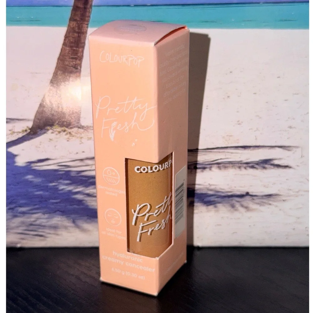 ColourPop Pretty Fresh Hyaluronic Creamy Concealer Medium 100 W Warm Coverage